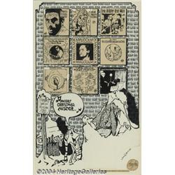 Vaughn Bode - Douglas Records Ad Illustration Original Art (Douglas Records, circa 1969).