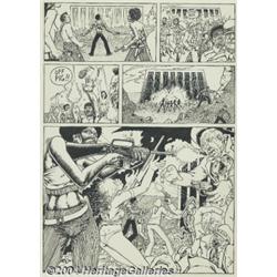 Guy Colwell - Inner City Romance Original Art (Last Gasp, 1970s).