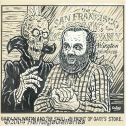 Charles Dallas - "Gary Arlington and the Skull" Illustration Original Art (undated).