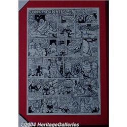 Kim Deitch - Funky Funnies Panel Page Original Art (1970s).