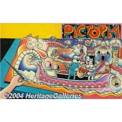 Kim Deitch - Pictopia #2 Cover Separation Art (Fantagraphics, 1992).