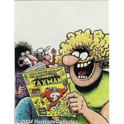 Gilbert Shelton - Fabulous Furry Freak Brothers vs. the Taxman Original Art (Rip Off Press, circa 19