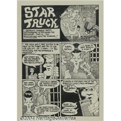 Skip Williamson - Star Truck Complete 4-page Story Original Art (undated).