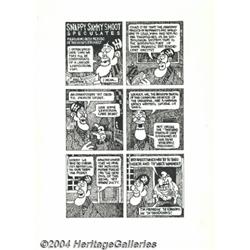 Skip Williamson - The Scum Also Rises Snappy Sammy Smoot Page Original Art (Fantagraphics, 1988).