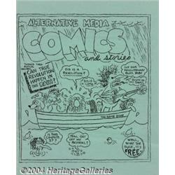 Alternative Media Comics and Stories #nn with Poster (Rip Off Press, 1972) Condition: NM.