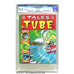 Tales from the Tube #1 (Print Mint, 1973) CGC NM 9.4 White pages.