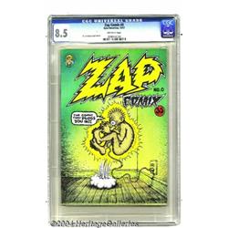 Zap Comix #0 (Apex Novelties, 1967) CGC VF+ 8.5 Off-white pages.