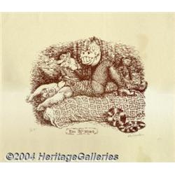 Robert Crumb - The Nightmare Fine Art Print Signed Artist Proof 1/20 (Publisher, date unknown).