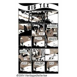 Chris Ware - Signed Art Print, "Big Tex", 93/130 (undated).