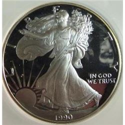 1990-S Silver Eagle