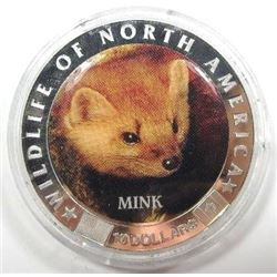 2001 $10 Wildlife of North America Mink