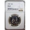 Image 2 : 1957 Franklin Half Dollar NGC PF-67