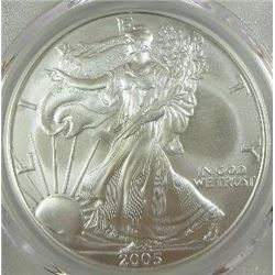 2005 Silver Eagle PCGS MS-70