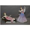 Image 1 : Two Royal Doulton figurines including "Repose" HN2272 and "June" HN2991