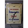 Image 1 : Vintage Sherwood's Ice-cream retail light up retail clock sign 21 1/2" X 17 1/2" overall dimensions