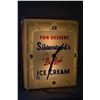Image 2 : Vintage Sherwood's Ice-cream retail light up retail clock sign 21 1/2" X 17 1/2" overall dimensions