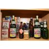 Image 2 : Shelf lot of collectibles including vintage tins and bottles etc.