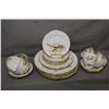 Image 1 : Selection of Northumbria china "Golden Horizon" including six dinner plates, two side plates, six br