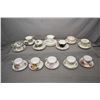 Image 1 : Twelve collectible tea cups and saucers including Queen Anne, Royal Grafton, Foley, Shelley, Aynsley