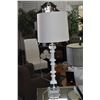 Image 1 : Collection of new showhome decor items including two tall table/buffet lamps with shades