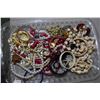 Image 1 : Selection of collectible costume jewellery including beaded necklaces, sterling silver bracelet, ban