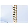 Image 1 : Gent's 14kt yellow gold curb link neck chain 22" in length