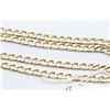 Image 2 : Gent's 14kt yellow gold curb link neck chain 22" in length