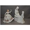 Image 1 : Two Royal Doulton figurines including "Mother and Daughter" HN2841 and "Shirley" HN2702