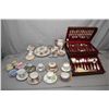 Image 1 : Selection of china cups and saucer including Royal Albert, Elizabethan etc. plus florals, Japanese t