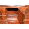 Image 3 : Antique flame mahogany beidermeir secretaire with oak secondary woods, one exposed drawer, two cupbo