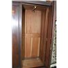 Image 2 : Antique Sheraton, two door, two drawer wardrobe with inlaid panels and banding, two large bevelled o