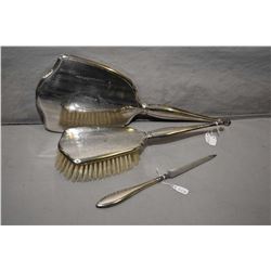 birks sterling silver dresser set Birks sterling silver dresser set including hair brush, hand mirror and nail file