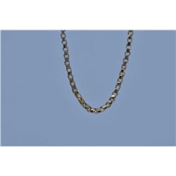 Ladies 10kt yellow gold neck chain, 22  in length