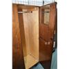 Image 2 : Mid century modern two door wardrobe with cufflink shelf inside door, reusable take-down hardware an