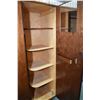 Image 2 : Mid century modern two door wardrobe with fitted interior half hanging space/ half shelves and cuffl