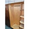 Image 3 : Mid century modern two door wardrobe with fitted interior half hanging space/ half shelves and cuffl