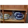 Image 2 : Shelf lot of collectibles including a selection of Henry Birks HRH Princess Royal china, Royal Crown