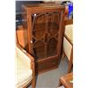 Image 1 : Deco style single door, single drawer book cabinet