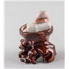 Image 2 : Chinese Agate Carved Snail and Beetle Statue