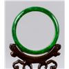 Image 4 : Burma Green Jadeite Bangle with Certificate