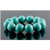 Image 1 : Chinese Turquoise Round Bead Bracelet