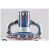 Image 5 : Blue & White Copper Red Porcelain Vase XUANDE Mark