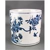 Image 2 : Blue and White Large Porcelain Brush Pot