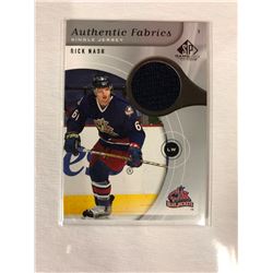 UPPER DECK SP AUTHENTIC FABRICS RICK NASH