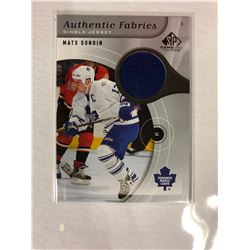 UPPER DECK SP AUTHENTIC FABRICS MATS SUNDIN