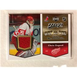 2007-08 UPPER DECK MVP ONE ON ONE DUAL MEMORABILIA CHRIS OSGOOD/ PATRICK LALIME