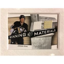 2008-09 UPPER DECK SPX HOCKEY WINNING MATERIALS JORDAN STAAL