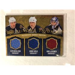 2008-09 UPPER DECK TUNDRA JERSEY TRIOS KOVALCHUK/ HOLIK/ LEHTONEN