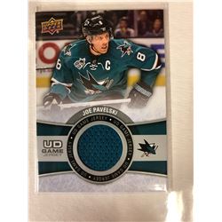 2015-16 UPPER DECK SERIES 2 HOCKEY GAME JERSEY JOE PAVELSKI