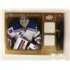Image 1 : 2009-10 UPPER DECK TREASURED SWATCHES HOCKEY HENRIK LUNDQVIST
